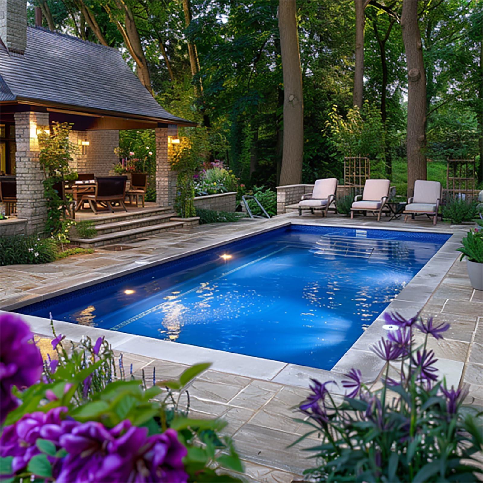 Add‌ a small swimming pool⁢ for summer enjoyment in your backyard