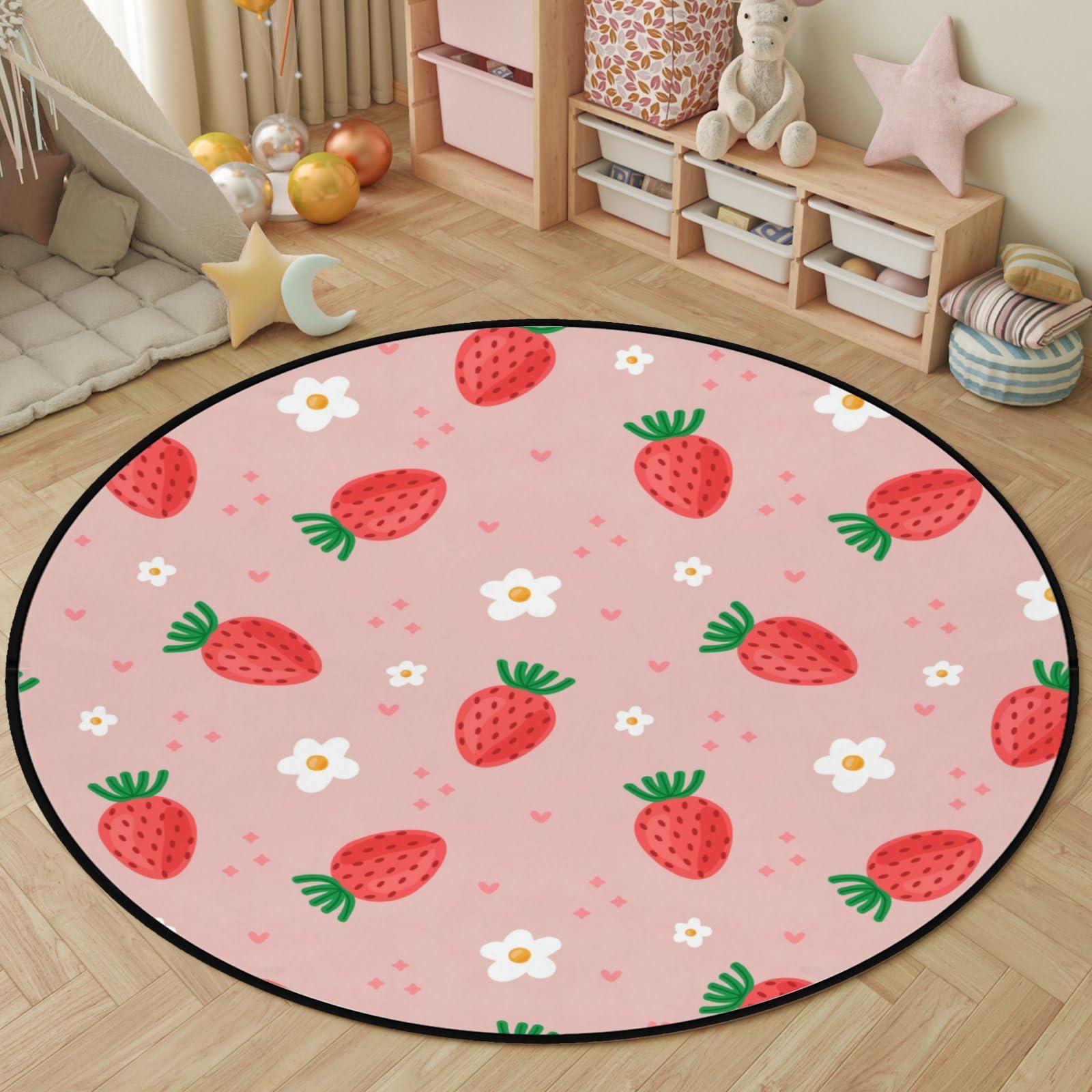 Introduce a small play mat for comfort in your small nursery