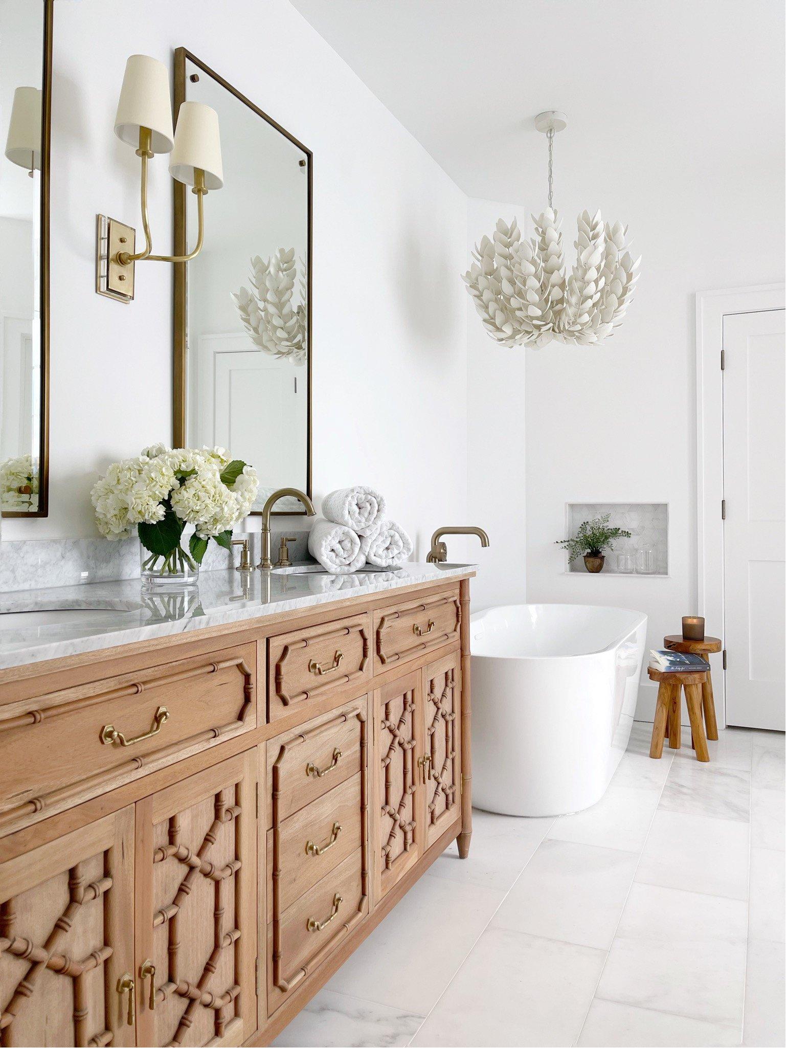 Use wooden fixtures for a cohesive ⁤and elegant design in your wooden bathroom