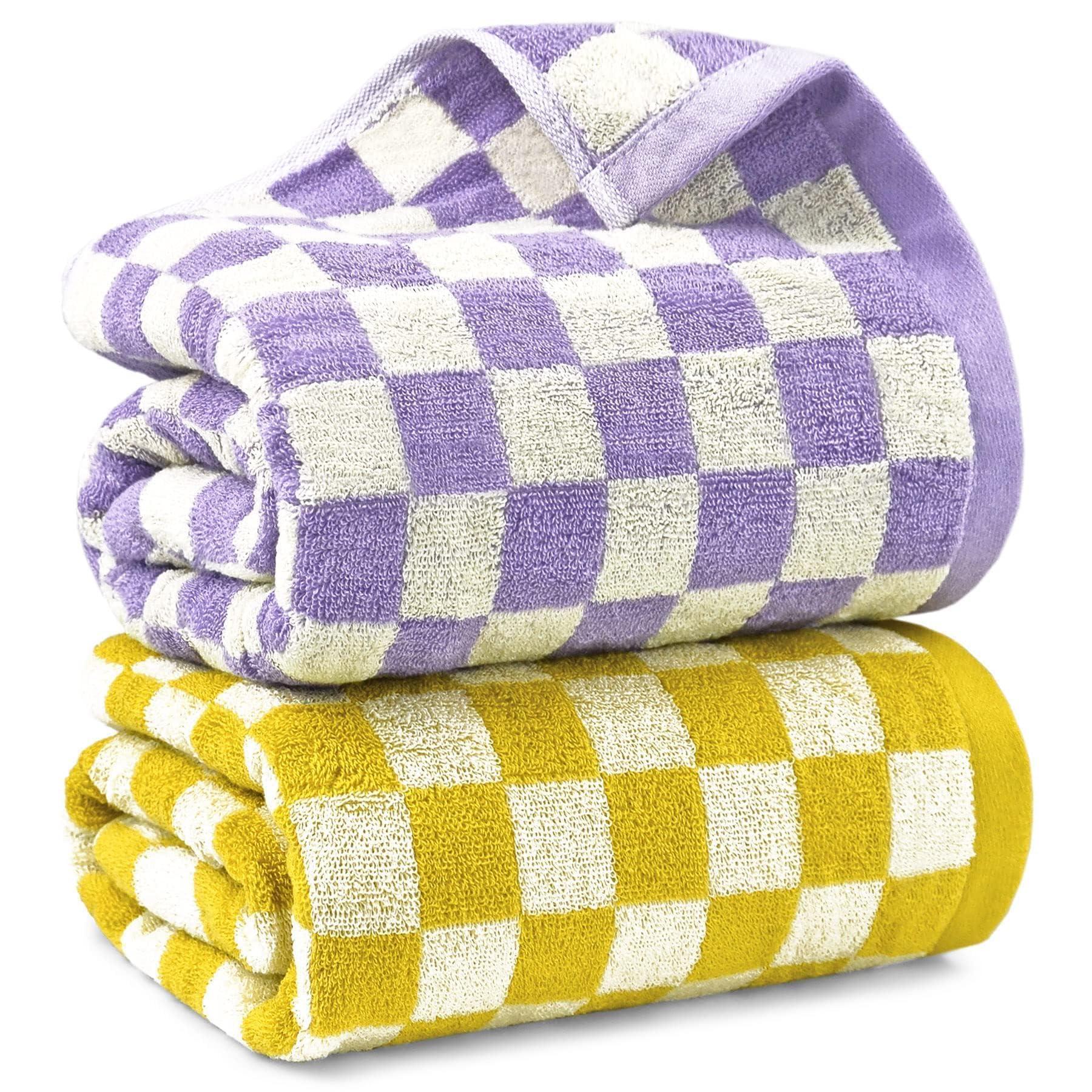 Select standout towels that bring a burst of ⁢color to your eclectic bathroom