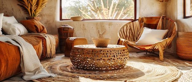 Showcase⁢ handmade pottery for an artisanal vibe in your Boho Living Room