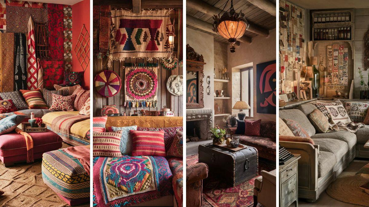 Ethnic prints⁤ and textures celebrate global‍ influences in your Boho Living Room