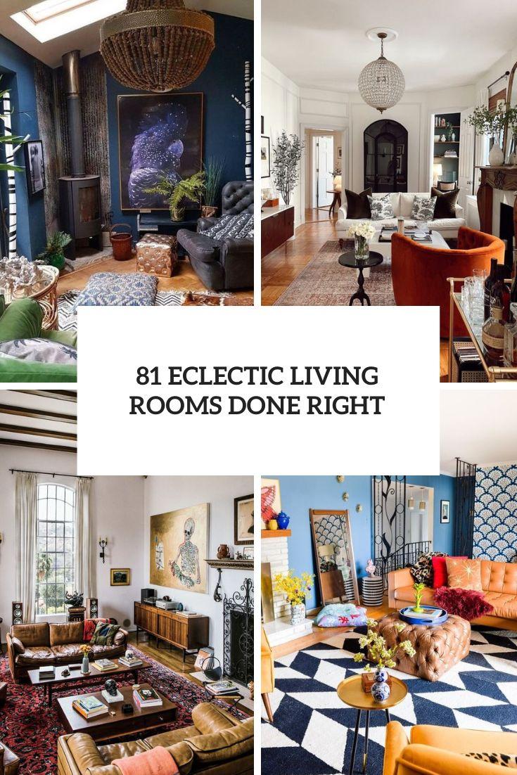 Eclectic Living Room: A⁣ mix of styles, colors, and textures sparking joy