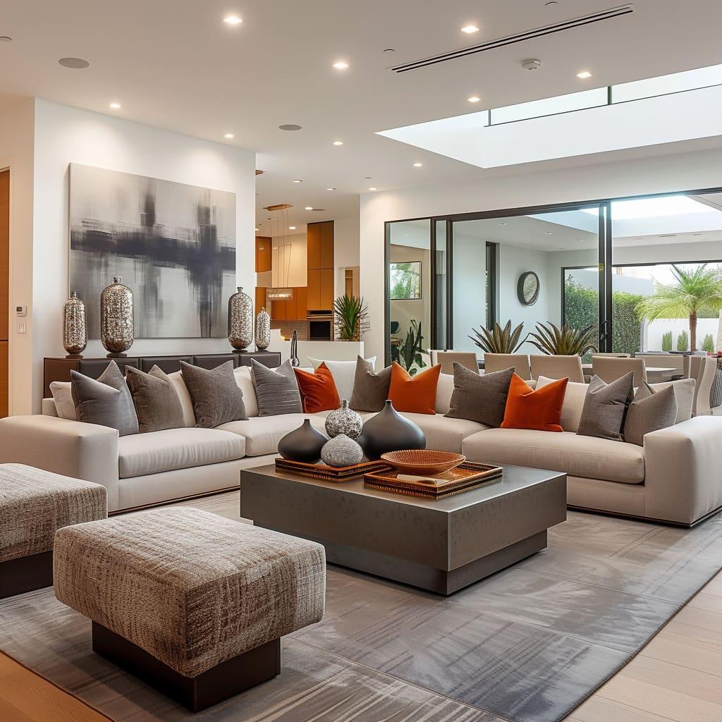 Focus on functional‍ décor to maintain ⁢an organized Contemporary Living Room