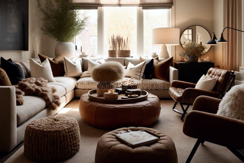 Choose a ⁣neutral-toned coffee table⁣ to anchor your Earthy ​Living Room centerpiece