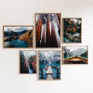 Create a gallery wall with nature photography to⁢ inspire tranquility in your earthy living room