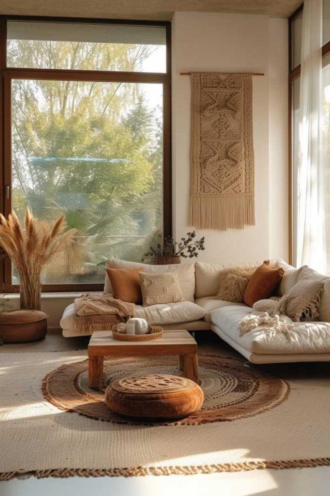 Soft, neutral ​wall colors create​ a‌ serene backdrop for your⁢ Boho Living Room