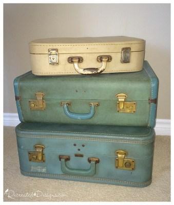 Repurpose vintage suitcases as chic side ⁣tables in your Vintage‍ Living Room