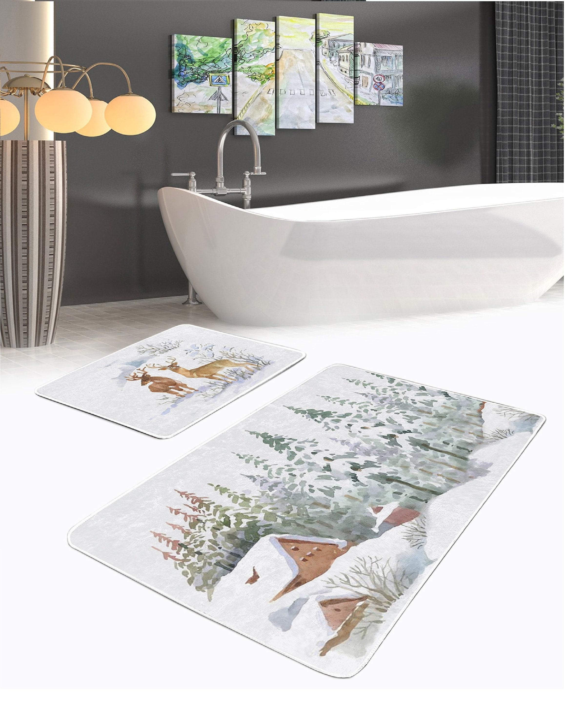 Plush bath mats that add warmth to⁤ your⁤ Chalet Bathroom environment