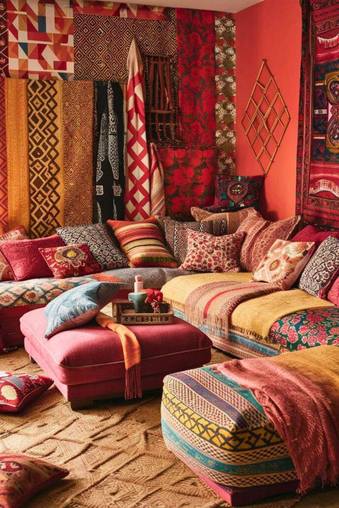 Add personal touches with sentimental items to your Boho Living Room