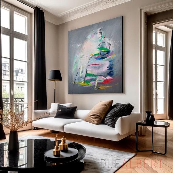 Incorporate bold artwork to energize your Contemporary Living Room and showcase your unique style