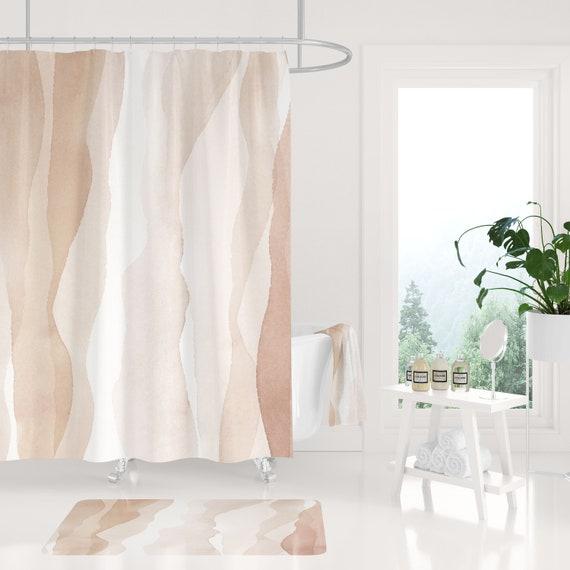 Flowy ​curtains create ⁤a light, airy feel‍ in your boho ‍bathroom