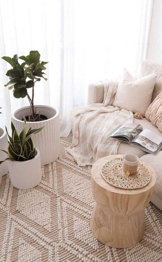 Layered textiles, like crochet and linen, elevate your Boho Living Room aesthetics