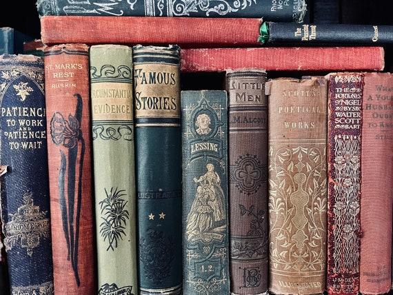 Curate a collection of⁣ vintage books to line your ⁣shelves in a vintage living room