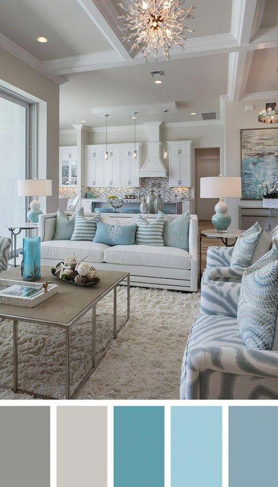 Create⁢ balance with neutral shades in your blue ‍living room