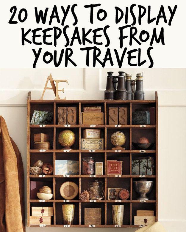 Display travel souvenirs ​as unique decor pieces in your Boho Living Room