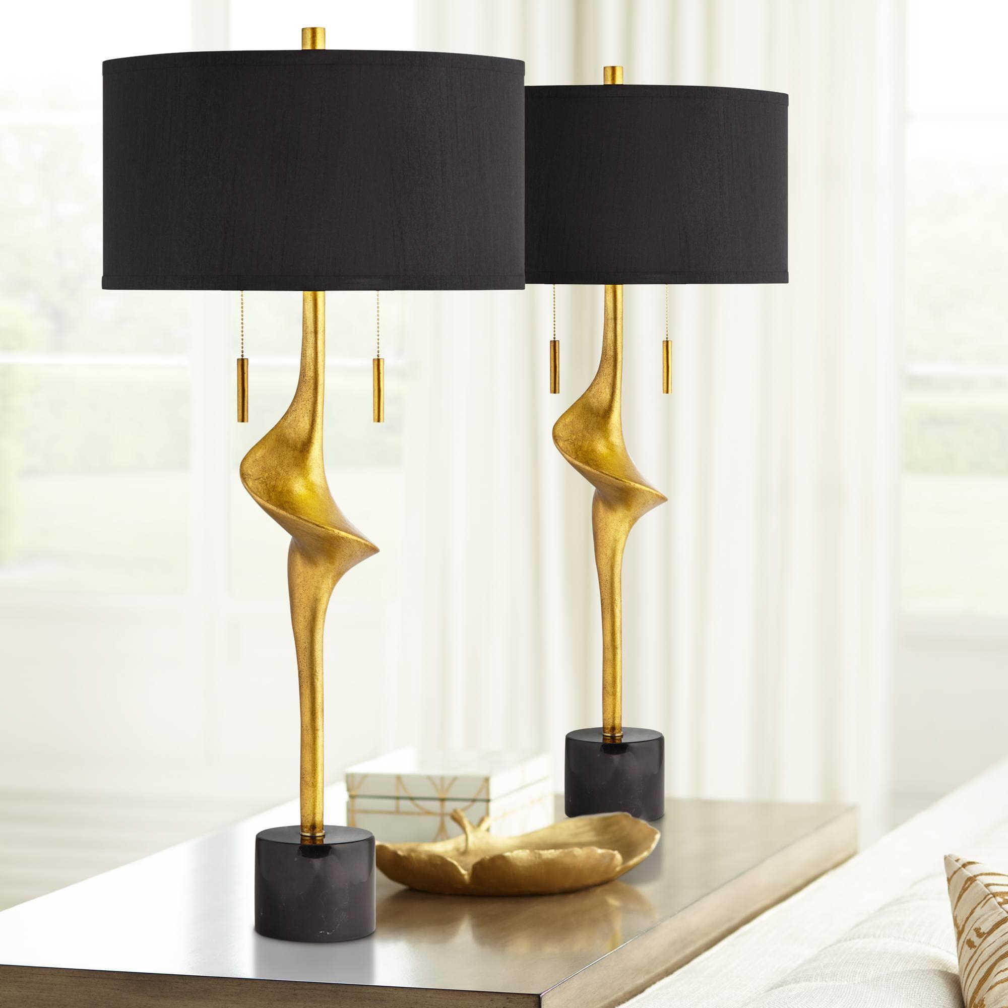 Try unconventional lighting fixtures like sculptural lamps for style and function in your Contemporary Living Room