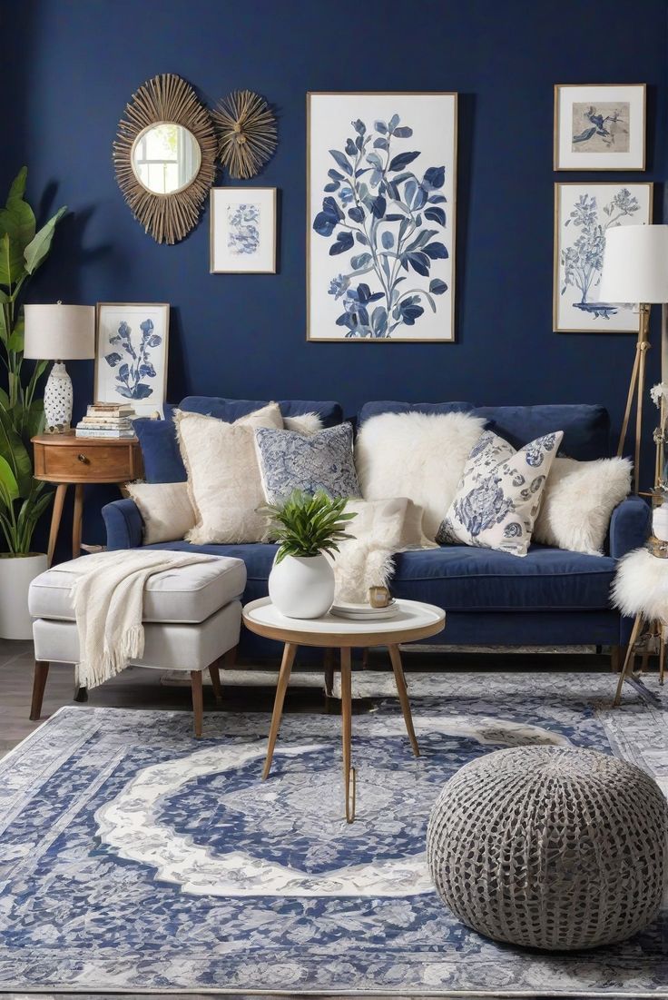 Inspiring Blue Living Room Ideas to Elevate Your Space