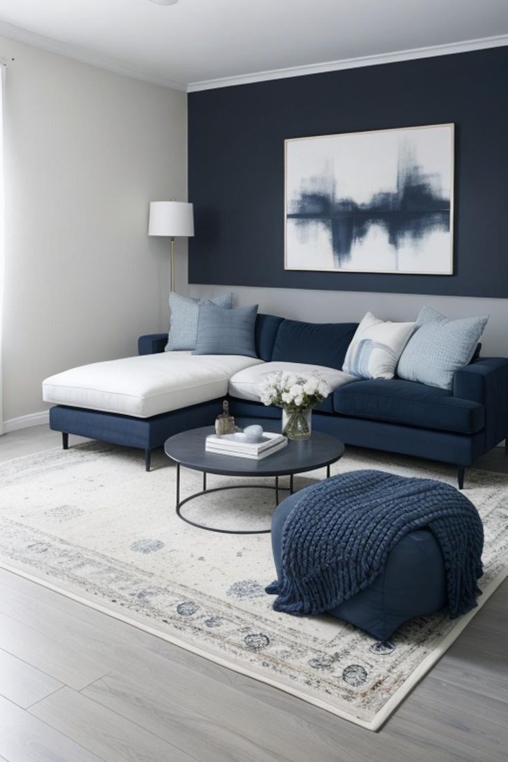 24 Inspiring Ideas for a Stylish Blue Living Room Makeover