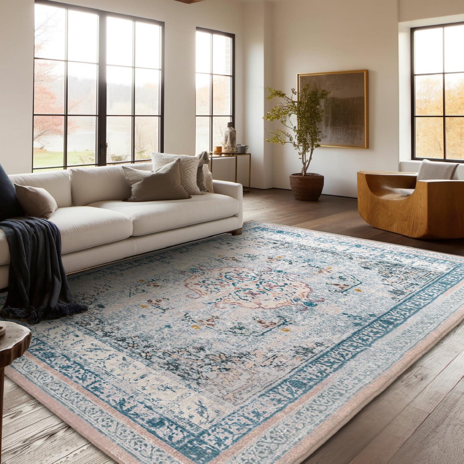 Incorporate a vintage rug for a cozy, ⁣inviting vibe in your Boho Living⁣ Room