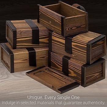 Handcrafted wooden storage to ‍keep essentials organized