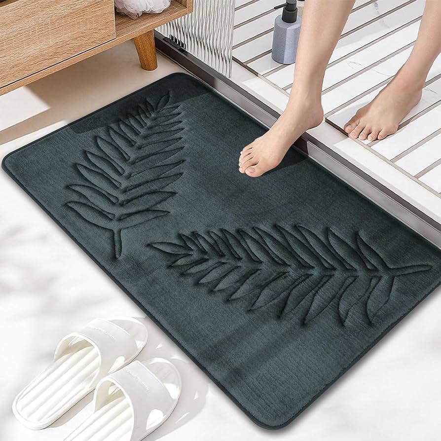 Soft bath mats for cushioned comfort underfoot