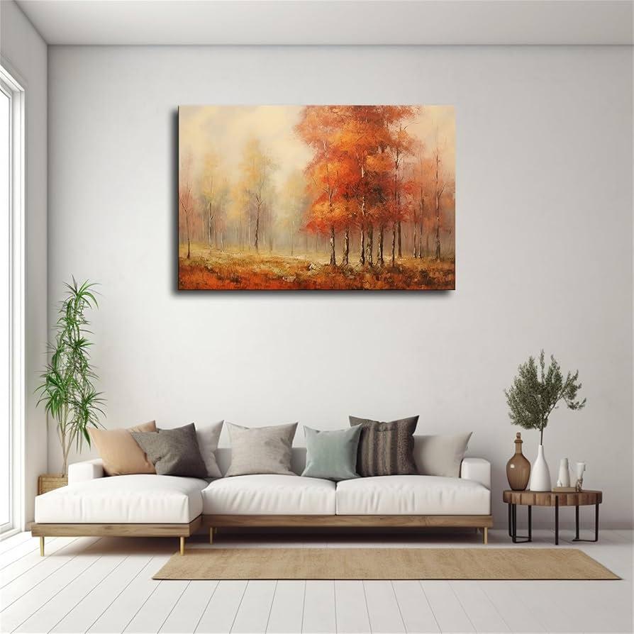 Hang⁢ nature-themed artwork to bring the ‍outdoor essence indoors in⁣ your Earthy Living Room