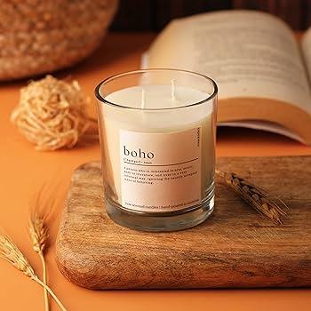 Dreamy ‌scented candles for a spa-like boho bathroom experience