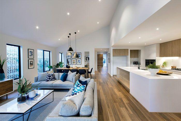 Adopt an open layout to enhance flow in your Contemporary Living Room