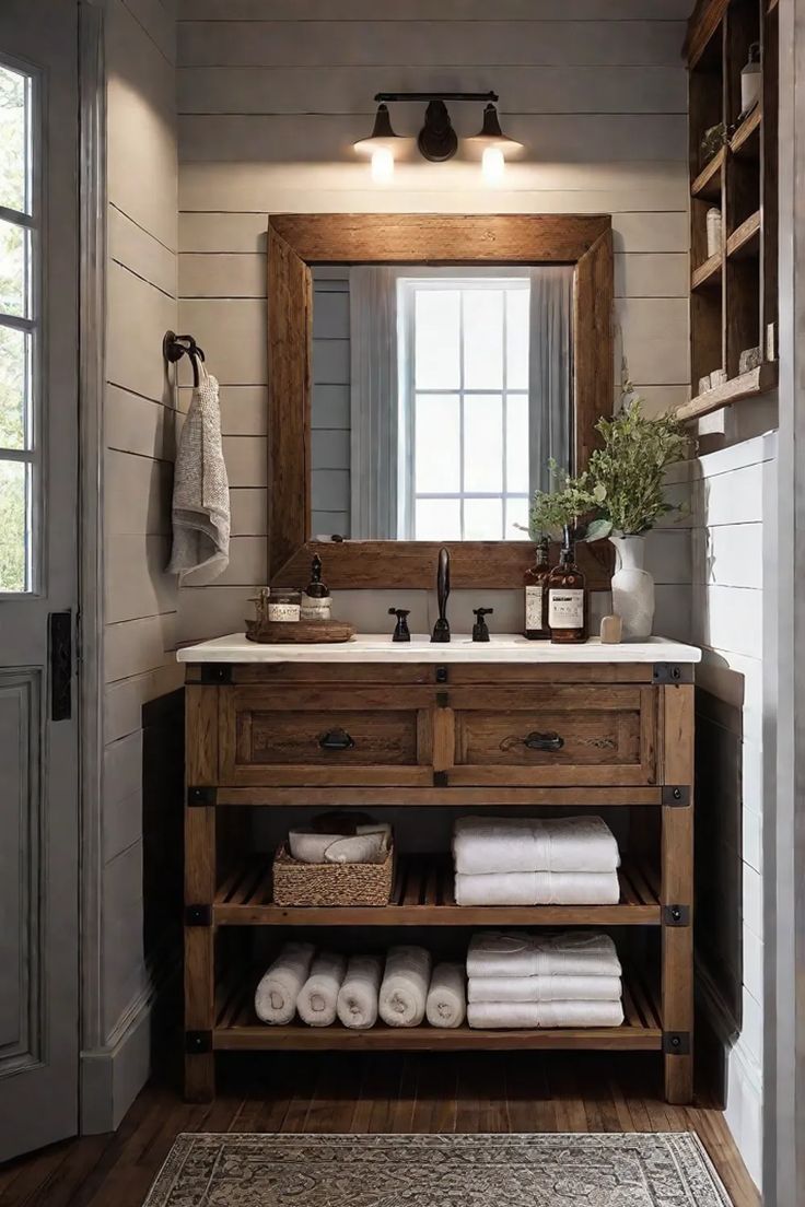 Charming Ideas for a Cozy Chalet Bathroom Retreat