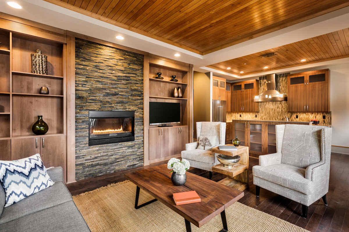 Rustic Living ⁢Room:⁣ Incorporate wooden elements for ⁣a warm, inviting atmosphere