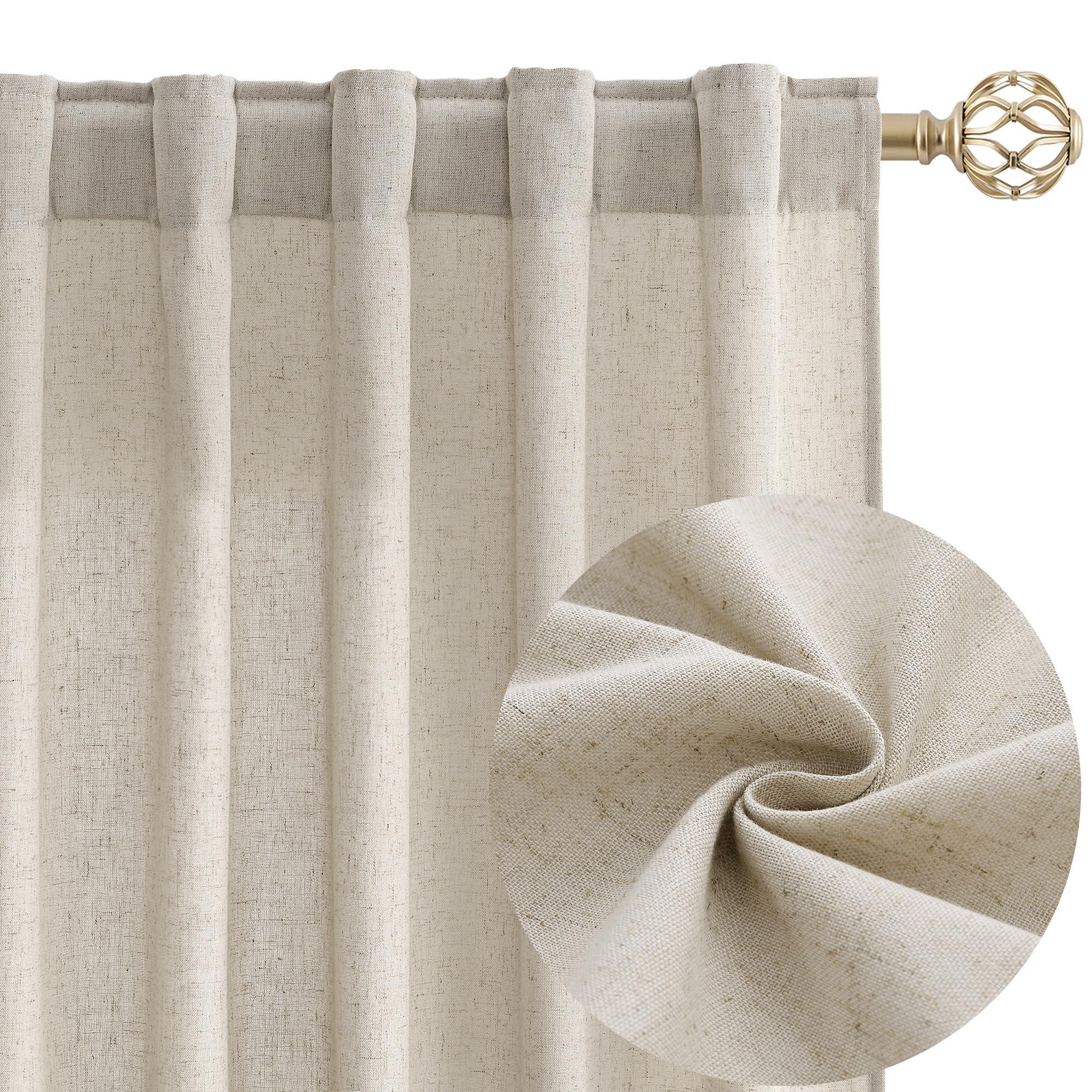 Use earth-toned curtains to ​filter natural‍ light softly‍ in your Living Room