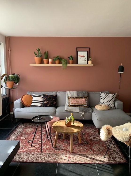 Paint accent walls in‍ earthy shades⁢ like terracotta ⁣or olive for your Earthy Living Room