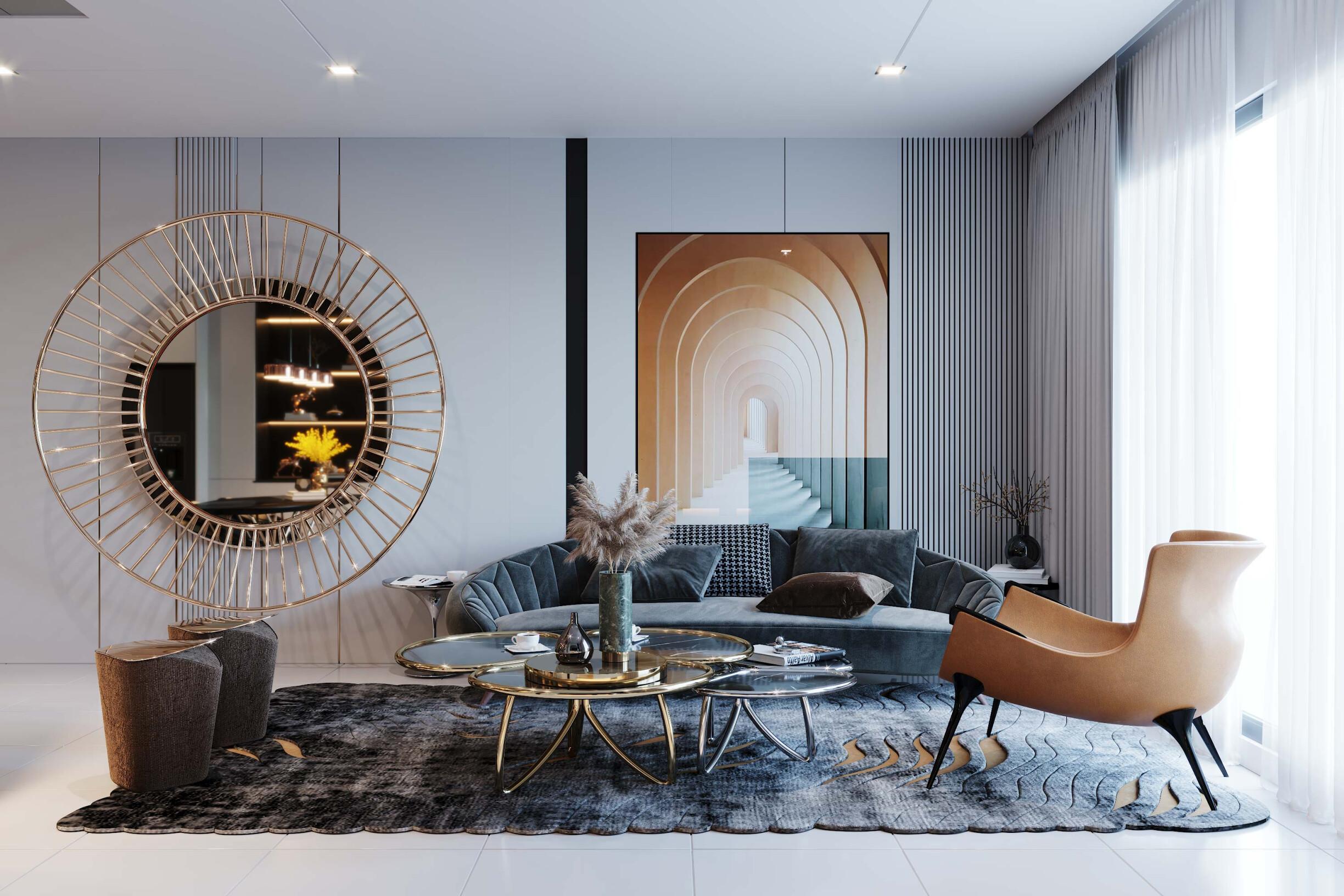 Use mirrors ​to create an illusion​ of space in your⁢ Contemporary Living Room