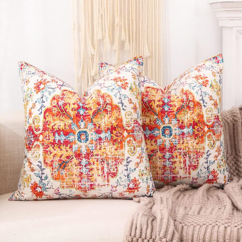 Mix⁣ and⁣ match patterned cushions for a playful yet cozy atmosphere in your ⁣Boho Living⁣ Room