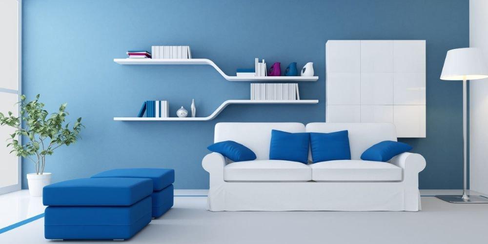 Use soothing blue tones to promote relaxation in ⁤your space