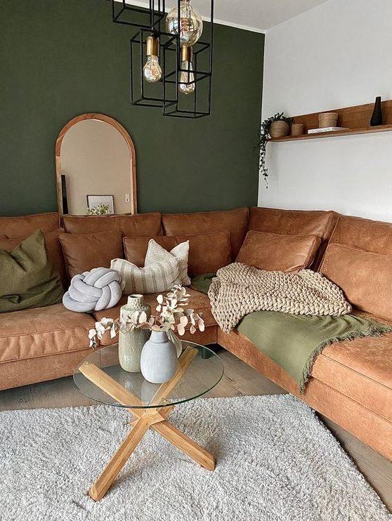 Introduce calming colors like terracotta‌ and muted greens in your Boho‍ Living Room design