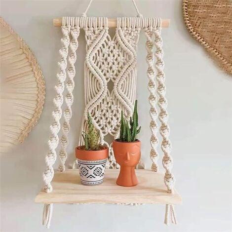 Woven wall hangings to add personality to your boho bathroom