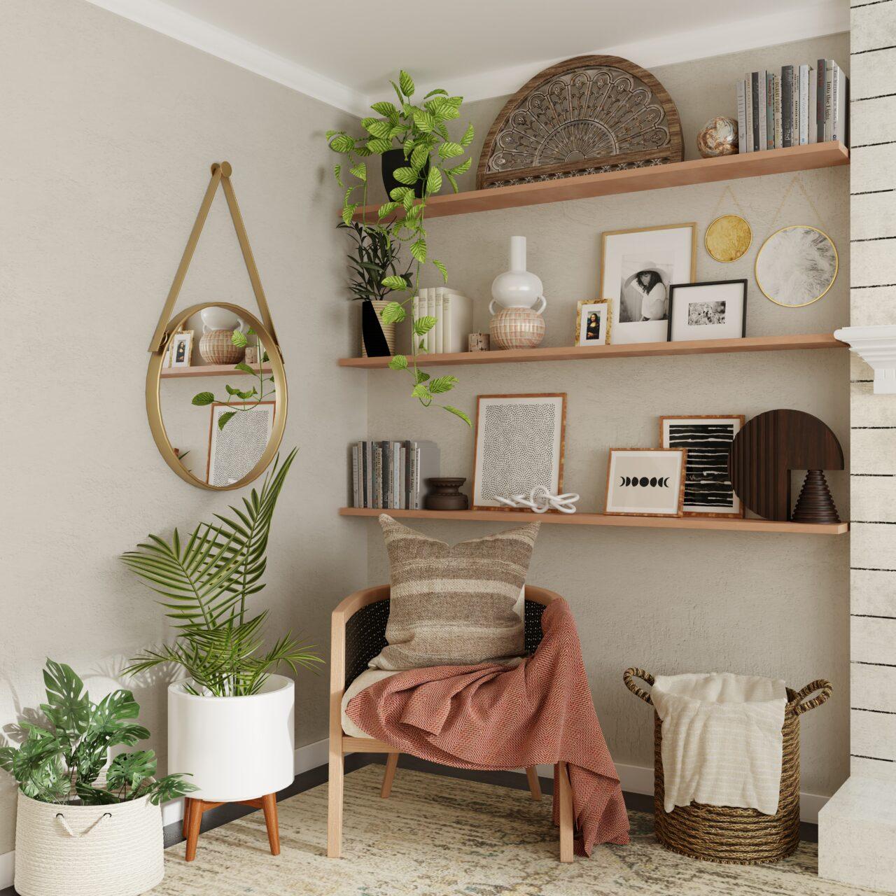 Designate a small workspace ⁤corner within your Boho Living Room for productivity