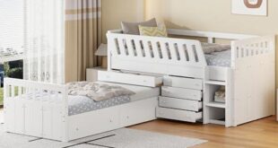 Charming Kid’s House Bed, Stylish and Safe for Sleep!