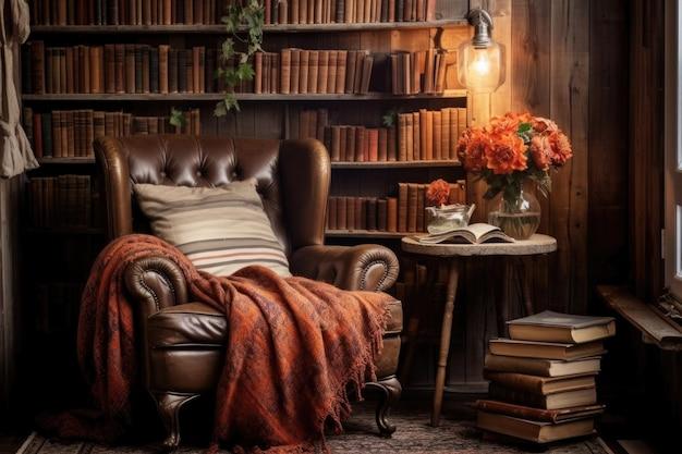 Create a cozy reading nook ‌with a‍ vintage armchair in your vintage living ‍room