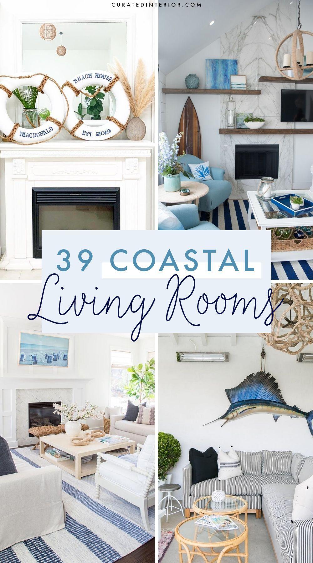 Coastal Haven: Evoke breezy beach days in your living room⁤ decor