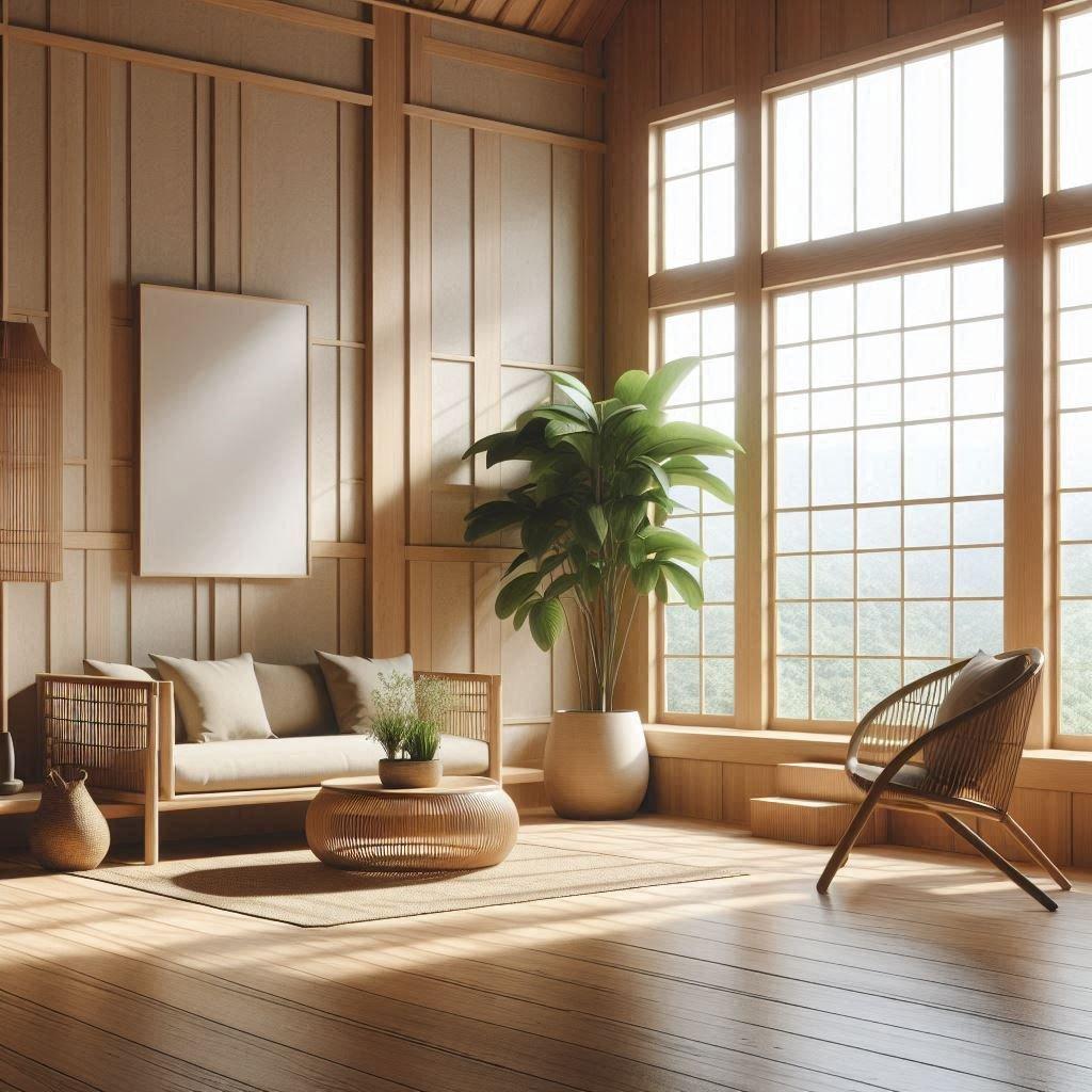 Zen Living Room: Create serenity with natural elements and soft lighting