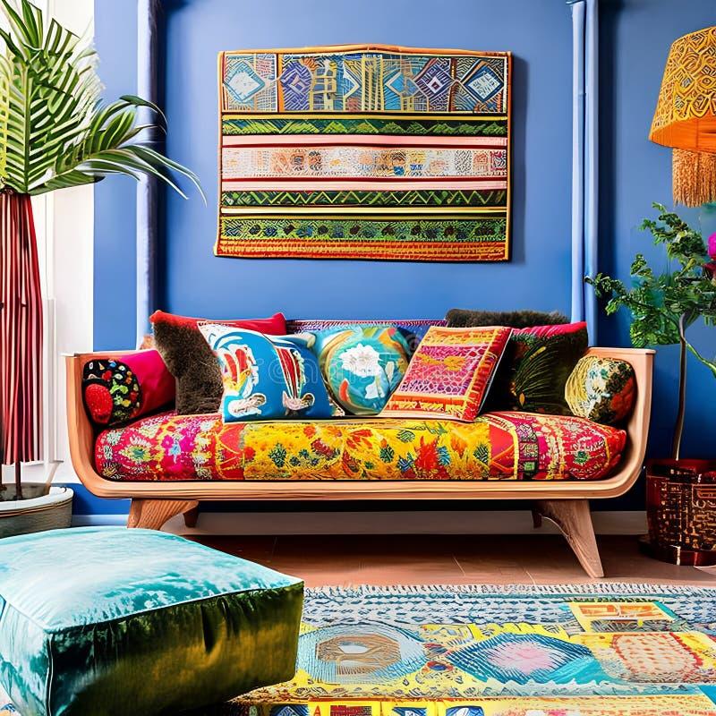 Layer textiles​ with rich patterns to create depth ⁤in your Boho Living Room