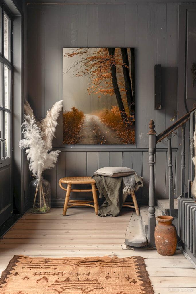 Design a gallery wall featuring nature-inspired photography to make your ⁢living room feel connected ⁣to the ‍outdoors