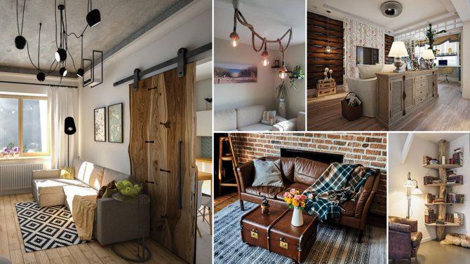 Rustic Escape: Bring the outdoors in with a cozy living room vibe