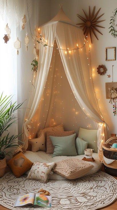 Create a reading nook with cushions and‌ lighting in your Boho Living Room