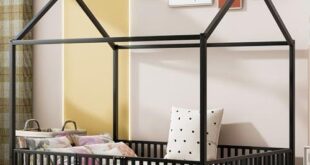 Charming Cartoon Bear Bed Frame Perfect for Kids’ Rooms