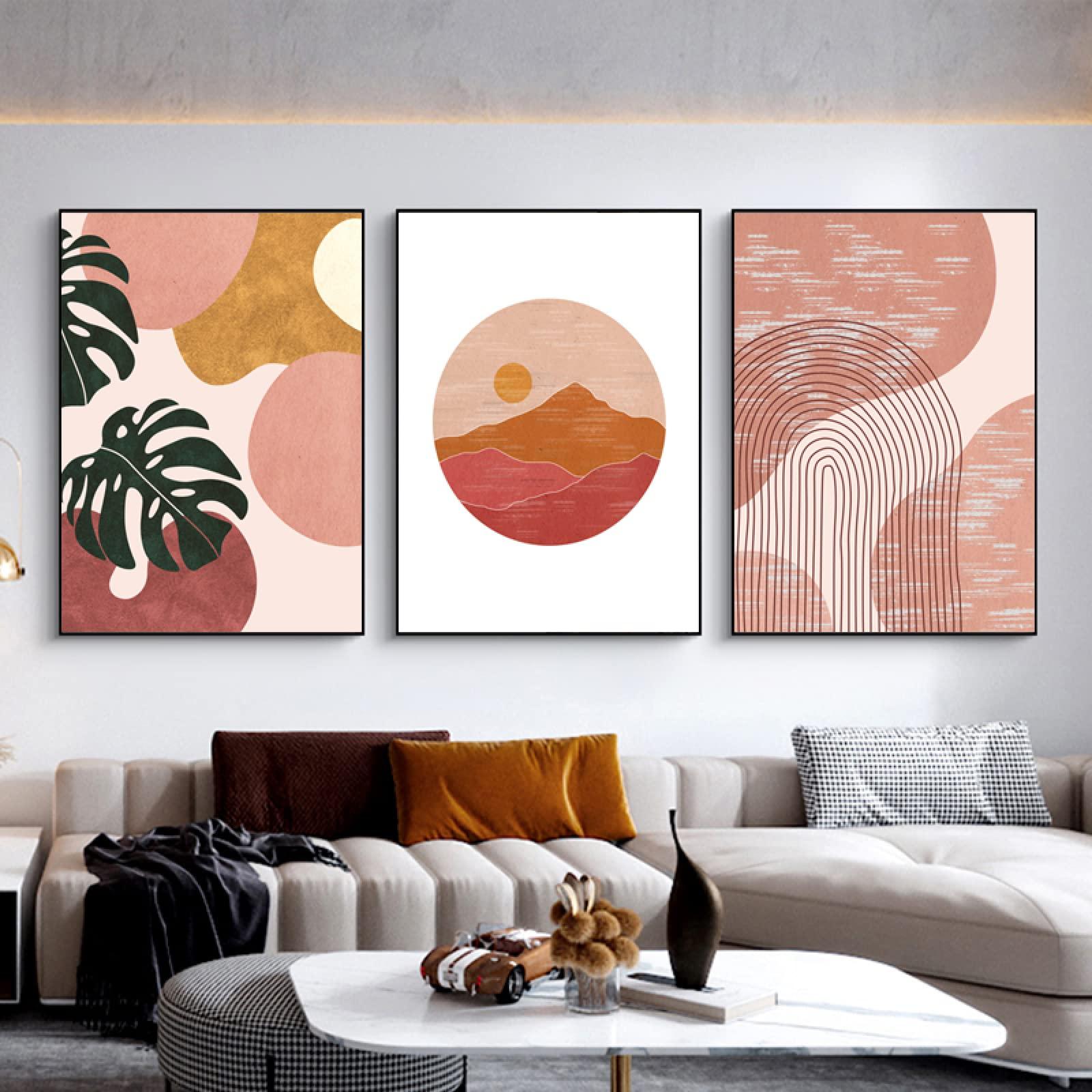 Incorporate earthy ‍wall​ art featuring landscapes​ or botanical themes in your living room