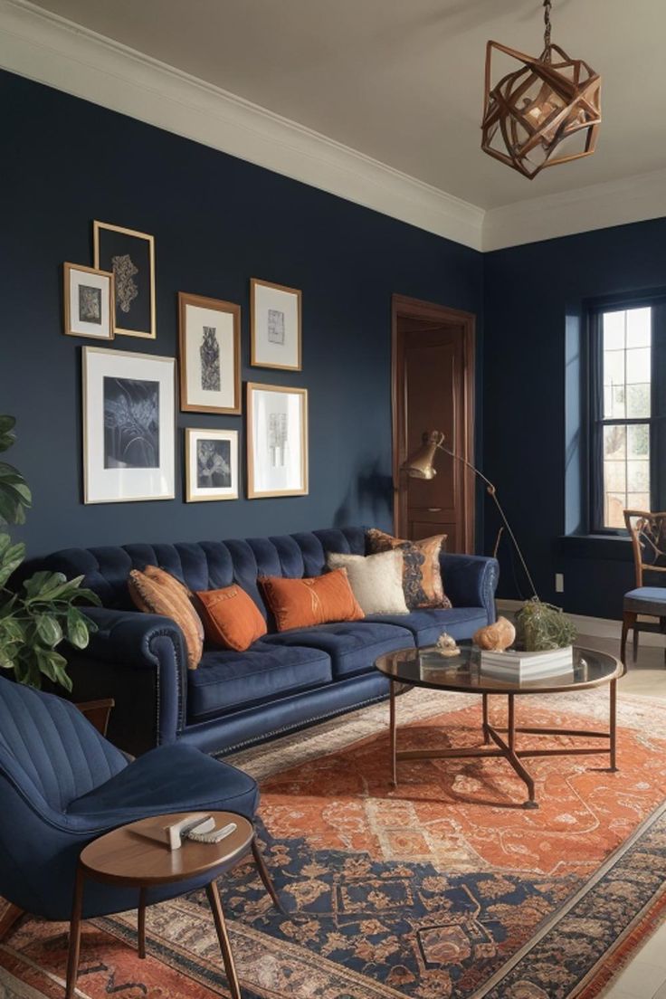 24 Inspiring Ideas for a Serene Blue Living Room Makeover